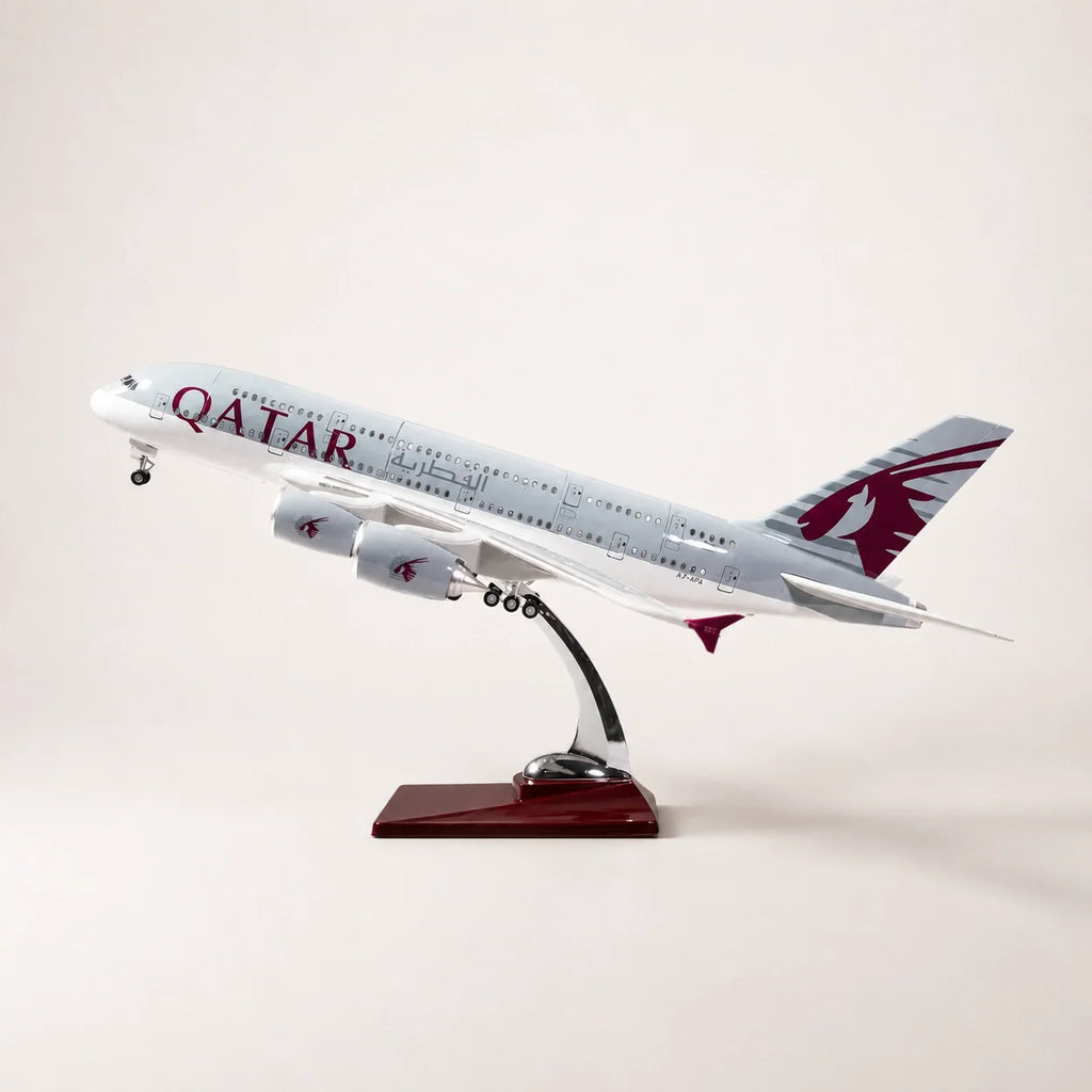 Qatar Airways Airbus A380 1:160 Scale Model